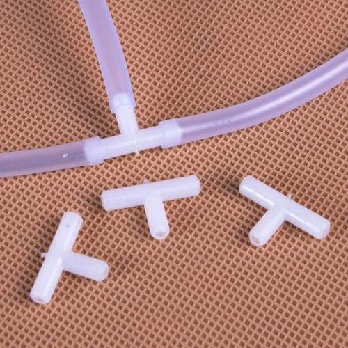 10 Unidades De Divisor Conector Em T 4mm Branco 1