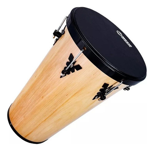 Timba Music Phx 50 Cm X 11 Pol Madeira Pele Dupla Napa Nylon 0