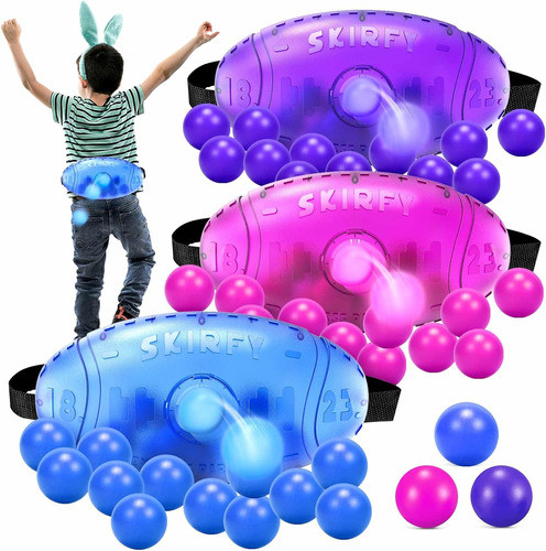Juego De Bolos Transparente Con 60 Bolas Para Niños Y Adulto 0