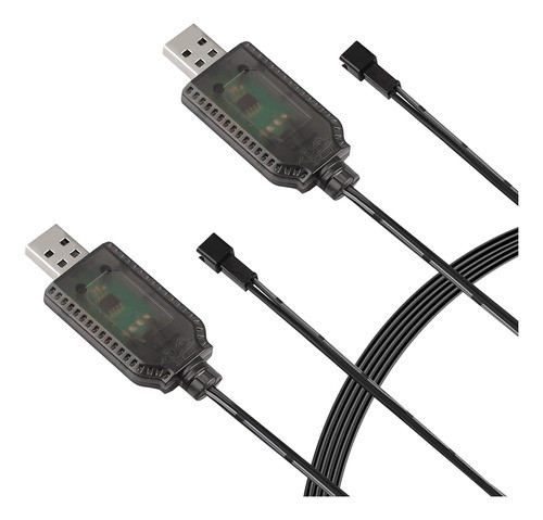 Cargador Usb De 3,7 V Con Conector Sm-2p Para Juguetes Rc-2u 0