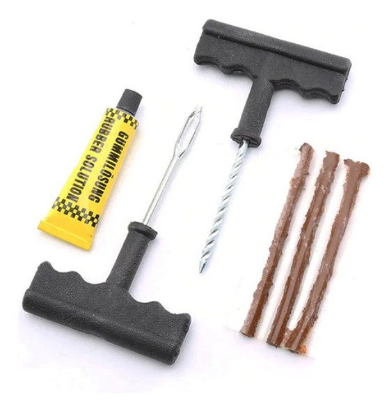 Kit Reparo Pneus Carro E Moto Sem Camara - Ferramentas 1