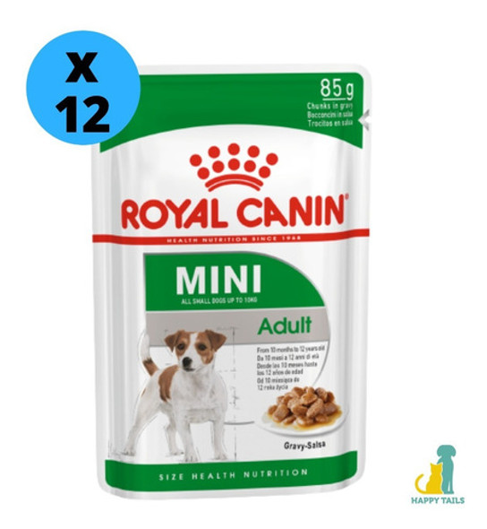 Royal Canin Pouch Mini Adult - 12 Uni X 85 Gr - Happy Tails 0