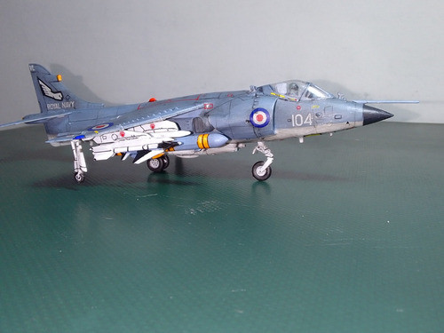 Avión Sea Harrier Frs Mk1 Escala 1/72 . 0