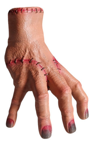 Dedos Merlina Locos Adams Pintada A Mano 0