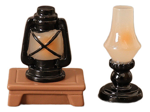 1:6 1:12 Escala Colecionável Lâmpada De Óleo Modelo 0