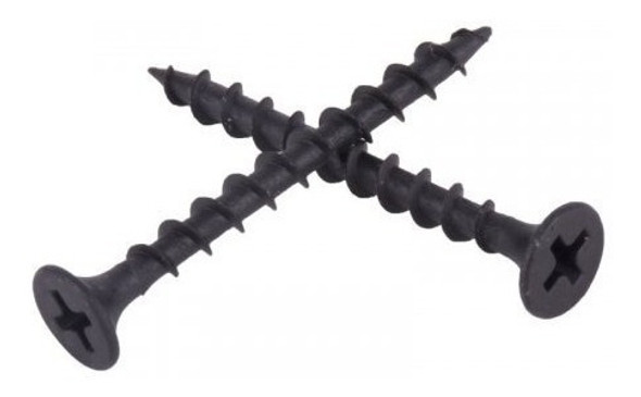 Tornillo Drywall Madera Negro 6 X 2 1/2 X100 Unidades 1