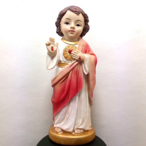 Imagen Religiosa - Sagrado Corazón De Jesus Aniñado 11cm 0