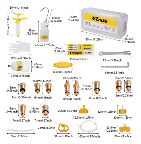 Kit De Purga De Frenos, Kit De Herramientas De Purga Minera. 1