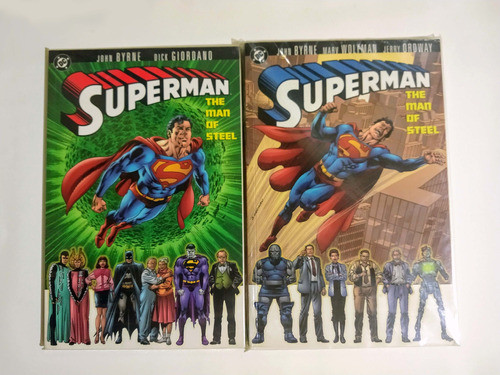Comic Superman Man Of Steel Vol 1 Y 2 Byrne Dc Comics Tpb 0