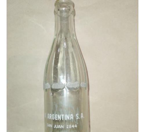 Antigua Botella De Vidrio Gaseosa ** Neuss ** Años 70 1
