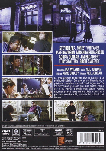 Dvd The Crying Game / El Juego De Las Lagrimas 1
