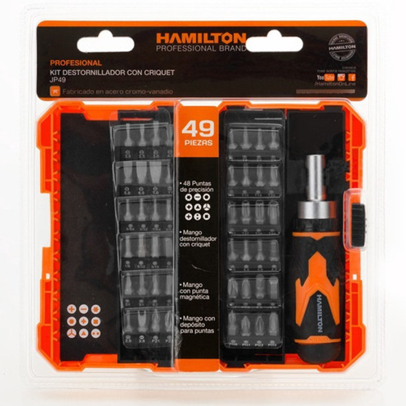 Kit Destornillador Crique 49 Puntas Hamilton Oferta 1