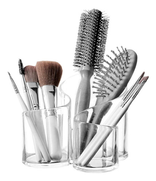 Cepillo De Maquillaje Acrílico De Gran Tamaño Ondulado Grand 0
