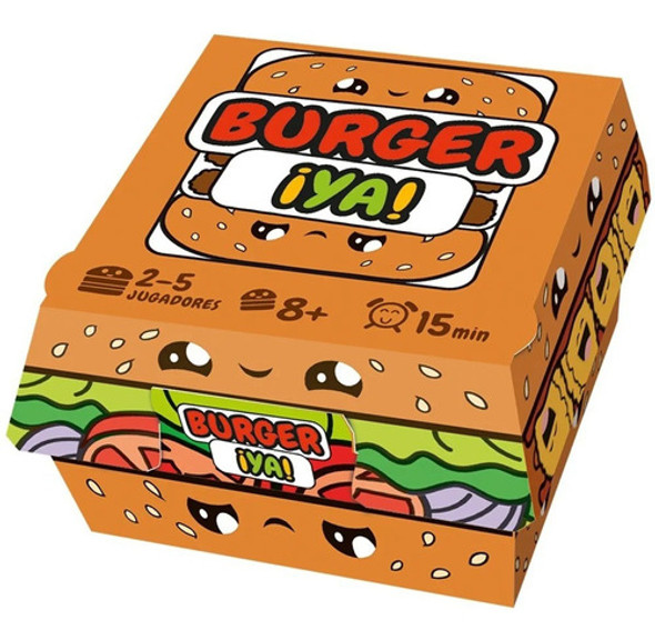 Juego De Cartas Burger Ya Asmodee Mesa Amigos Febo 0