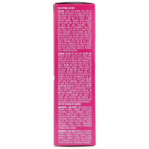 Nair Hair Remover Wax Ready-strips 40 Count Face / Bikini (p 0