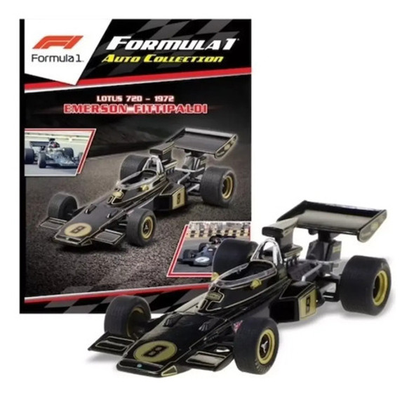 Auto Monoplaza Formula 1 Lotus 72d Fittipaldi + Revista Febo 0