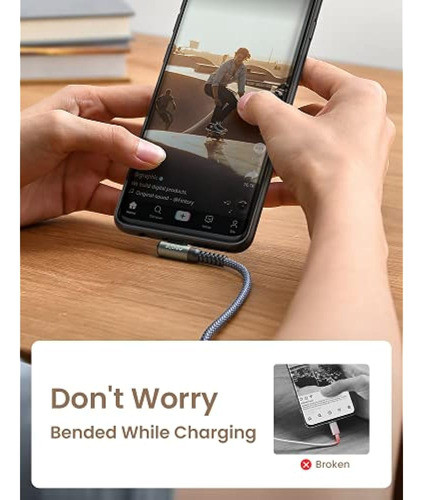 Cable De Carga Usb C Ainope (paquete De 3, 3,3 Pies/6,6 Pies 0