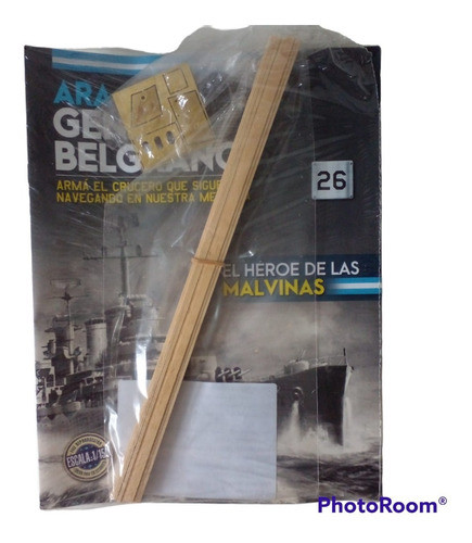 Fascículo + Pieza P/armar Ara General Belgrano N° 26. Nuevo 0