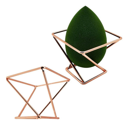 Soporte Para Esponjas De Belleza - Base De Oro Rosa Soporte 0