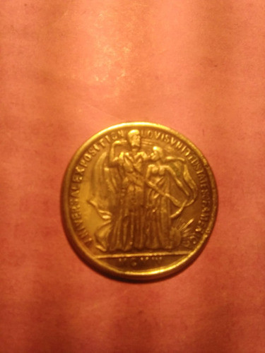 Rara Medalla V Exposición Sant Louis 1904 0