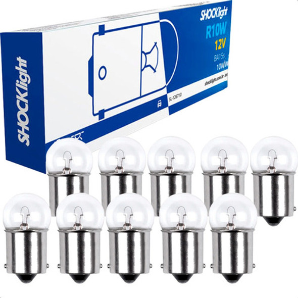 Kit C/ 10 Lâmpadas Automotiva Halógena Tr 67 10w 12v Seta 1
