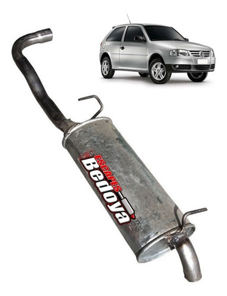 Silenciador Trasero Gol Gli Y Power Nafta 1.6 (1999 A 2009) 0