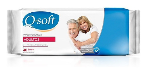 2 Packs Toallitas Para Adulto Q Soft 1