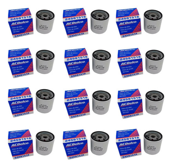 Filtro Aceite Acdelco 24591518 X 12u Prisma 1.4 Acdelco 0