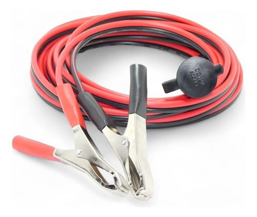 Alargue Ficha Encendedor Hembra A Pinzas Para Bateria 3mts 1