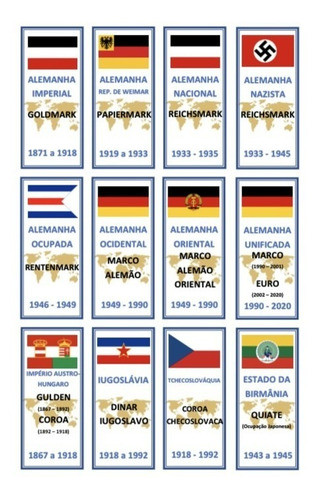 Etiquetas Para Cédulas: Países Extintos Ou Não Reconhecidos 0