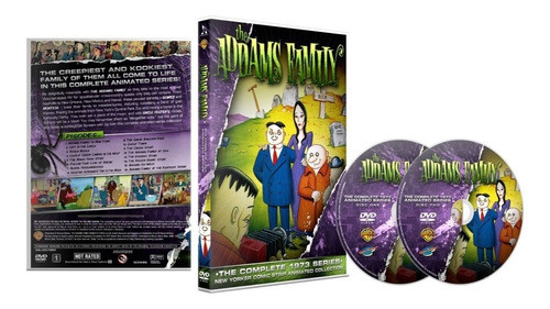Dvd Família Adams Desenho Hanna Barbera 1973 E 1992 Dublado 1
