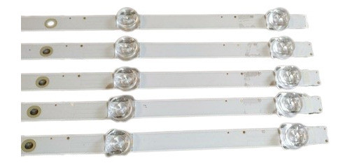 Kit De 5 Tira De 10 Led Philips 55pud7906/77 108.2cm / 3v 1