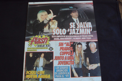 Revista Flash # 964 (10/11/98) Tapa Cris Morena Y Romina Yan 0