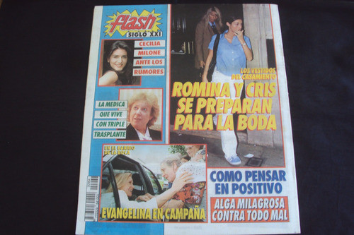 Revista Flash # 964 (10/11/98) Tapa Cris Morena Y Romina Yan 1