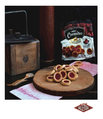Galletitas  Mini Coronitas Frambuesa X 140 Grs 1
