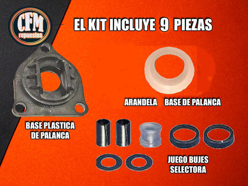 Kit Reparacion Palanca Cambios Y Selector Fiat Uno Duna 1