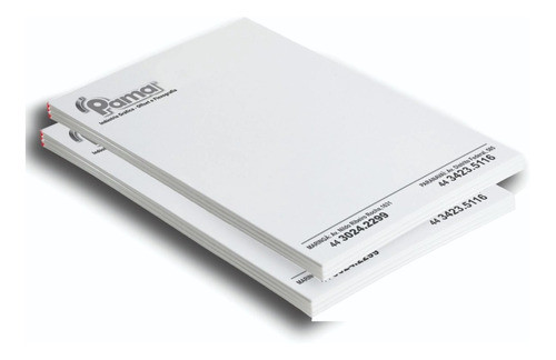 Kit 10 Blocos/comanda 10x15cm 1/0 100 Folhas 0