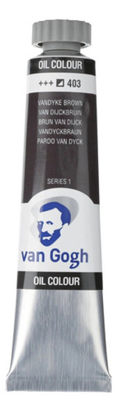 Pintura Oleo Talens Van Gogh 20ml 403 Color Pardo - Mosca 1