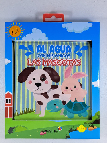 Al Agua Con Mis Amigos- Las Mascotas- Libro De Baño Infantil 1