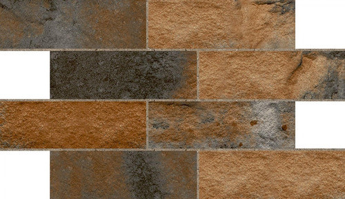 Ceramica Pared Ladrillo Oxido Hd Encastre . Ceramicarte =) 0