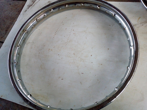 Aros De Llanta Gilera 200 Antigua Cromada 0