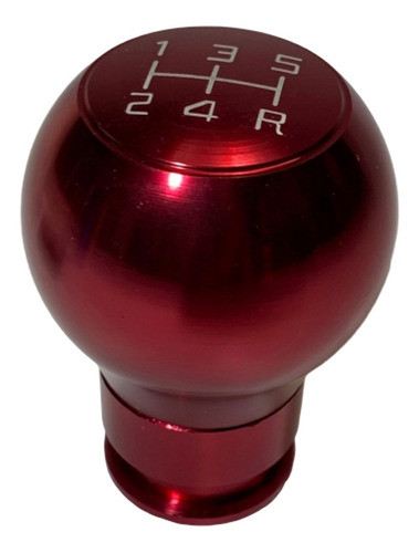 Palanca Pomo Metal Deportiva Auto C/ Cambio Roja P1299 0