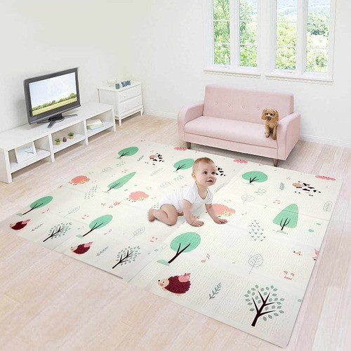 Alfombra Anti Golpes Plegable De Bebe 1
