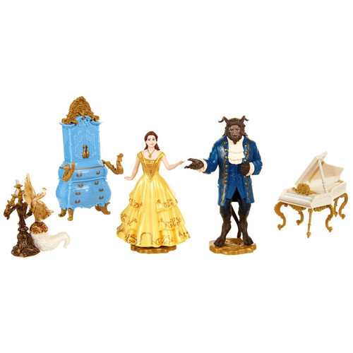 Set De Figuras De La Bella Y La Bestia 0