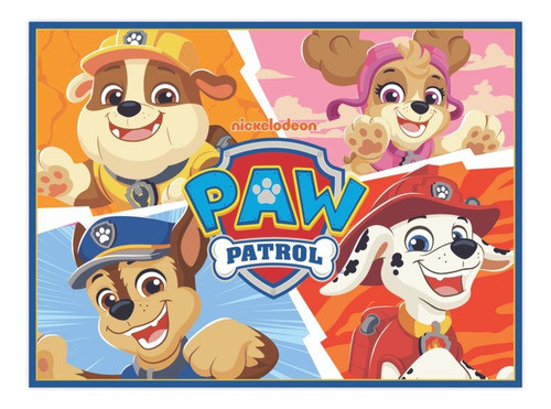 Painel Decorativo Grande Tecido Tnt - Turma Patrulha Canina 0