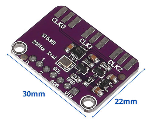 Modulo Generador Reloj Si5351a 8 Khz A 160 Mhz Ficha Sma 1