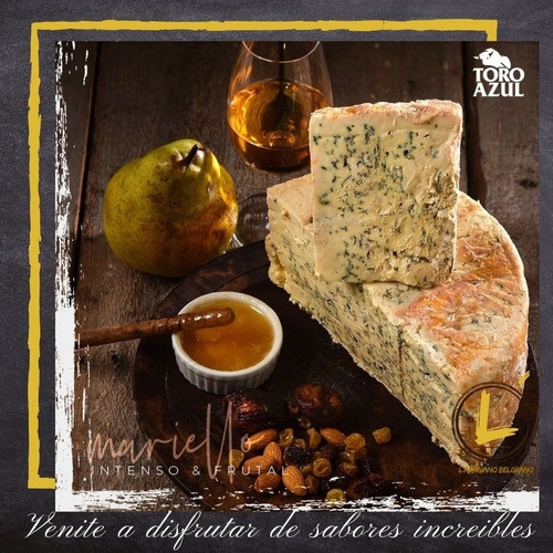 Queso Mariello Tipo Azul Cabrales Premium Premiado X 200gr 0