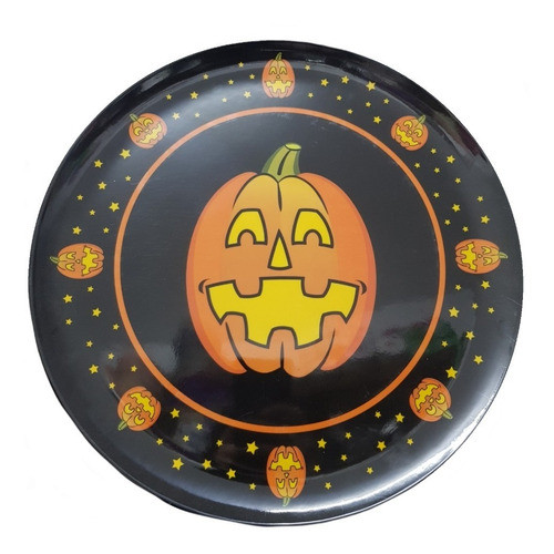 Bandeja Plato Halloween X 6 Unidades Melamina 34 Cm 0