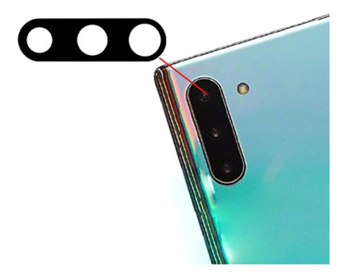 Vidrio Repuesto Camara Para Samsung Note 10 / Note 10 Plus 1