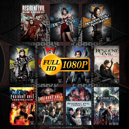 Resident Evil Saga Completa Peliculas Y Serie Full Hd 0